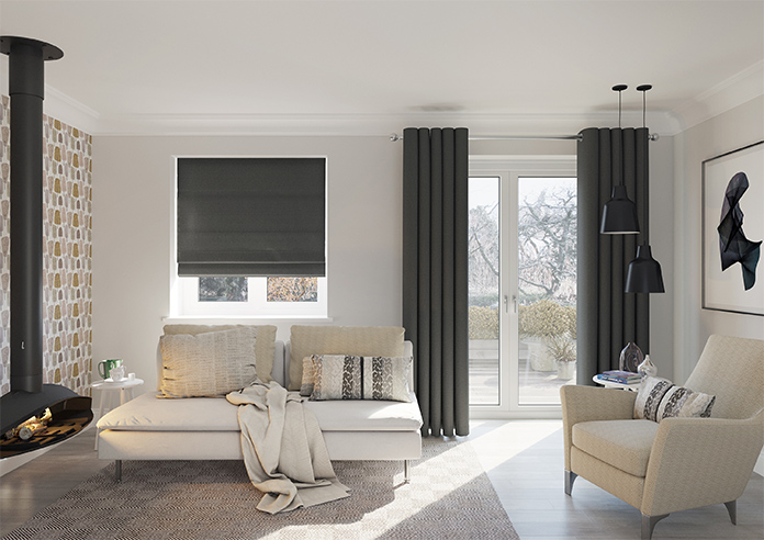 Erin, Smoke - Roman Blind - Image 8